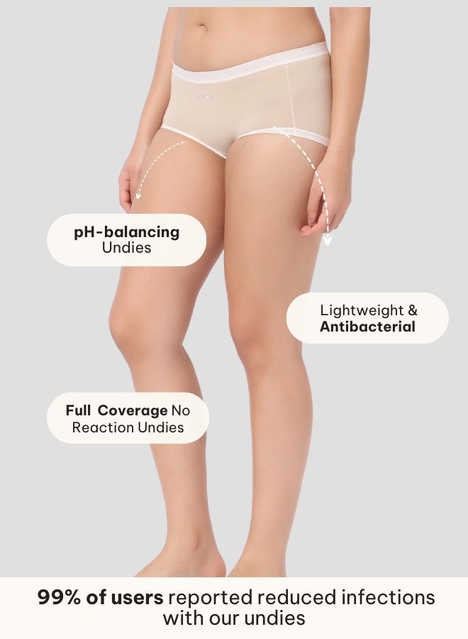 Intimate Queen Corn Bae Lacy Boyshorts – CloudSoft Luxury, Made from Corn Fiber | Soothes Skin, No Roll-Ups - Image 3